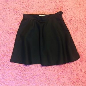American Apparel Black Gabardine Circle Skirt